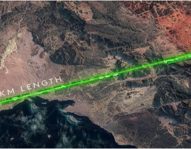 NEOM Spine Earthwork – Coastal Desert West Region