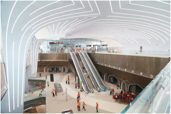 Metro station-Green line Underground-Hamad Hospital