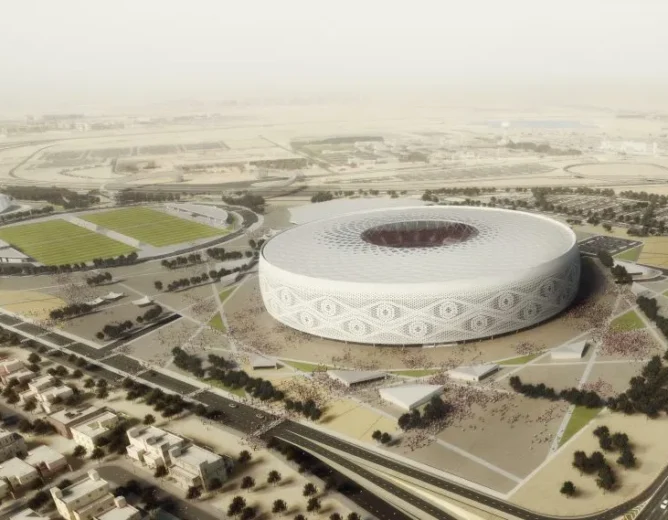 Al Thumama Stadium.