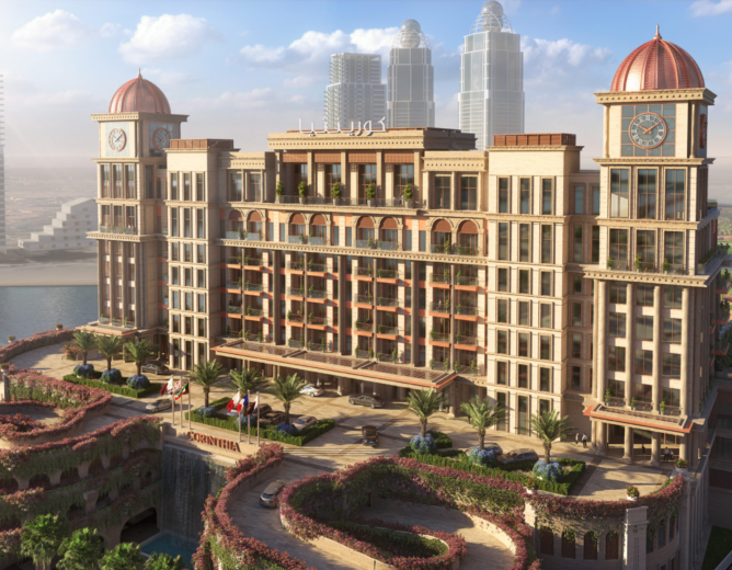 Beach resort project in Qatar