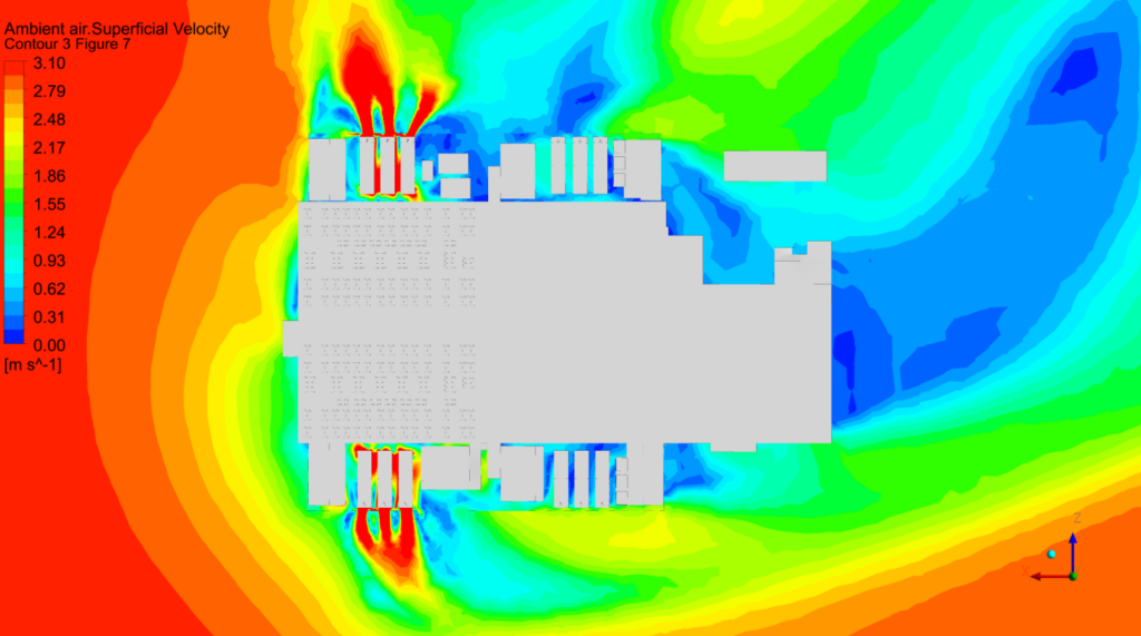 Data Centre External Flow Simulation Project In Qatar