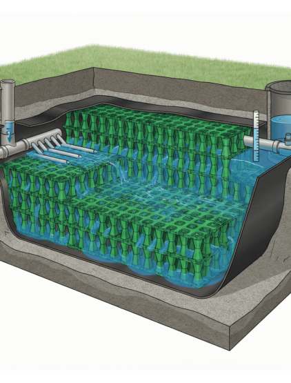 Urban Infrastructure Attenuation Tank CFD Project In Qatar