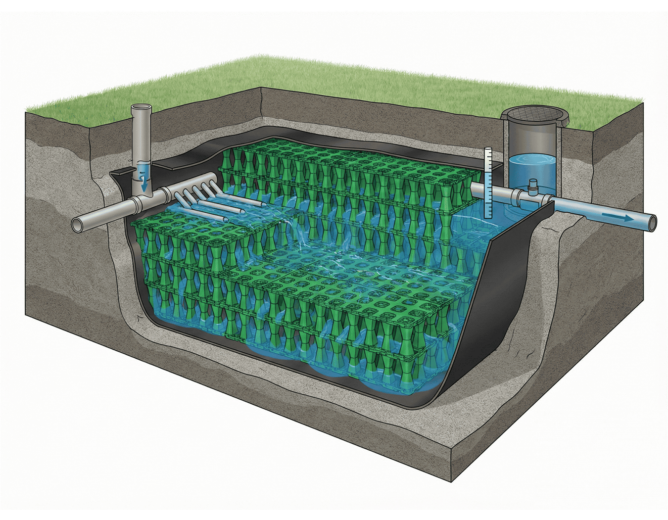 Urban Infrastructure Attenuation Tank CFD Project In Qatar