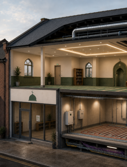 Renovation of Existing Mosque Building in London – UK