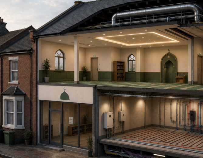 Renovation of Existing Mosque Building in London – UK
