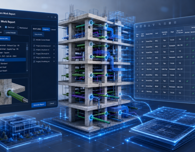 Builders Work Report Automation Plugin for UK BIM Projects